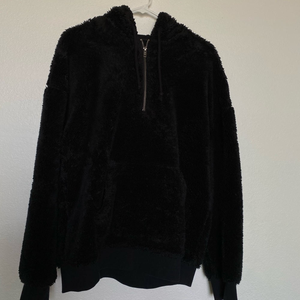 Fuzzy Black Sweater